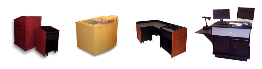 Standard and Custom Designed Audio-Visual Furniture